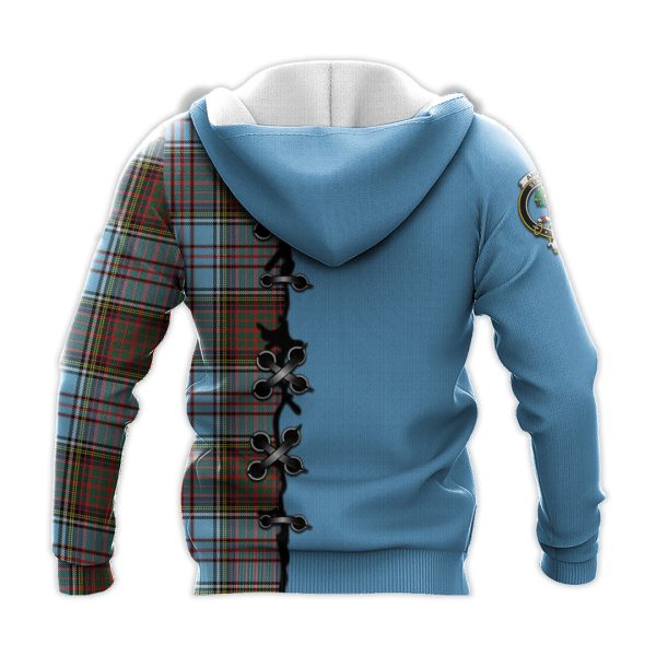 Anderson Ancient Tartan Hoodie - Lion Rampant And Celtic Thistle Style Discount - Image 3