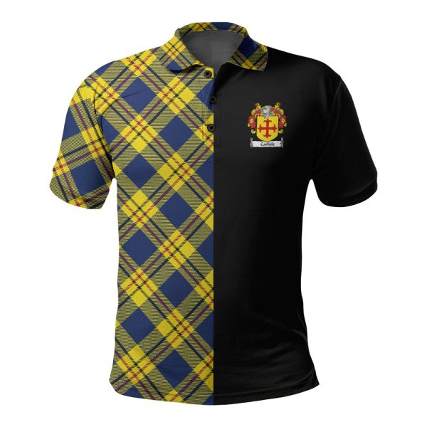 Carlisle Tartan Polo Shirt Half of Me - Cross Style Discount