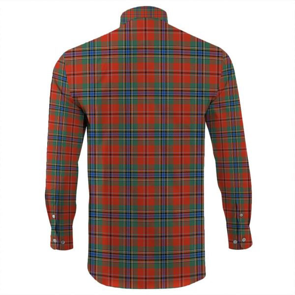 MacLean of Duart Ancient Tartan Long Sleeve Button Shirt For Discount - Image 2