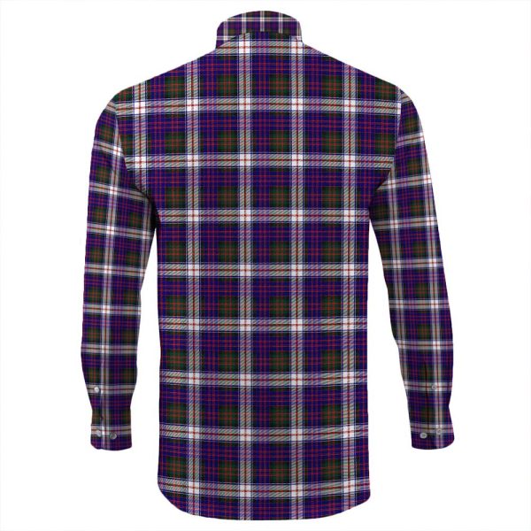 MacDonald Dress Modern Tartan Long Sleeve Button Shirt Cheap - Image 2
