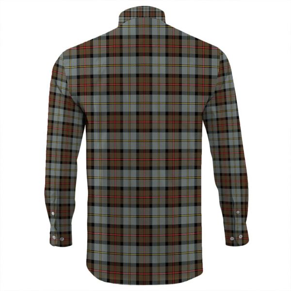 MacLeod of Harris Weathered Tartan Long Sleeve Button Shirt Cheap - Image 2