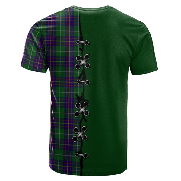 Inglis Tartan T-shirt - Lion Rampant And Celtic Thistle Style on Sale - Image 2