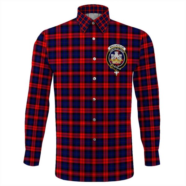 MacLachlan Modern Tartan Long Sleeve Button Shirt Sale