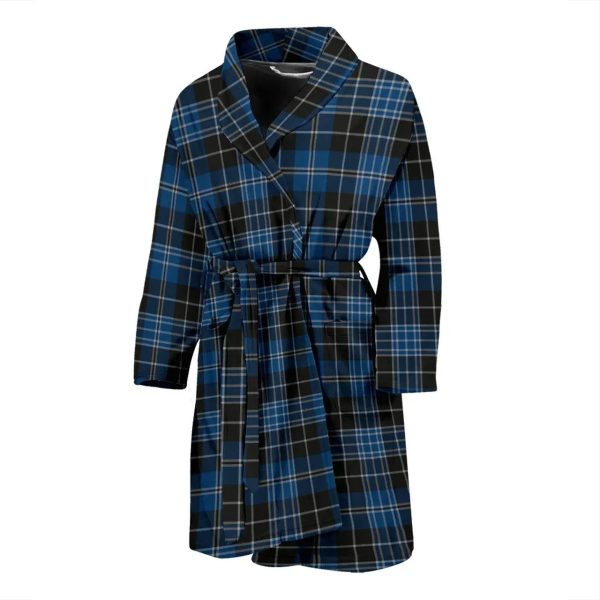 Clergy Blue Tartan Bathrobe For Sale