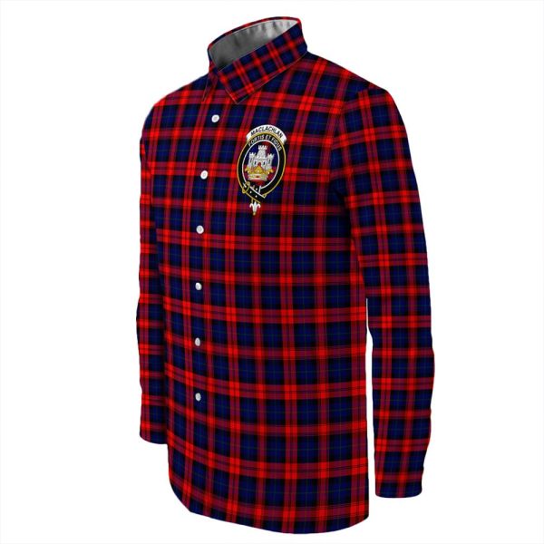 MacLachlan Modern Tartan Long Sleeve Button Shirt Sale - Image 3