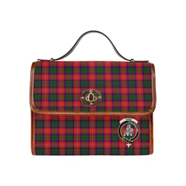 Haig Tartan Canvas Bag For Sale