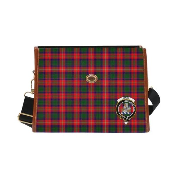 Haig Tartan Canvas Bag For Sale - Image 2