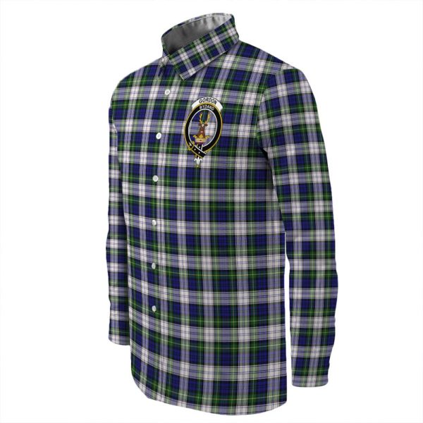 Gordon Dress Modern Tartan Long Sleeve Button Shirt For Sale - Image 3