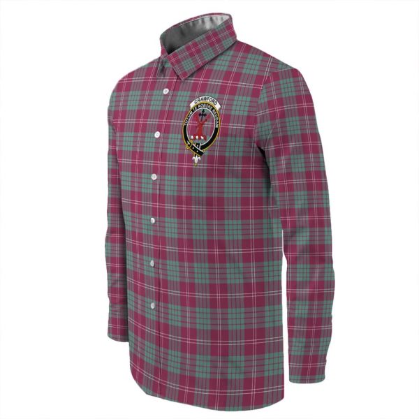 Crawford Ancient Tartan Long Sleeve Button Shirt Online now - Image 3