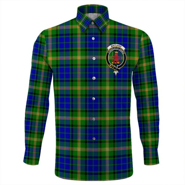 Maitland Tartan Long Sleeve Button Shirt For Sale
