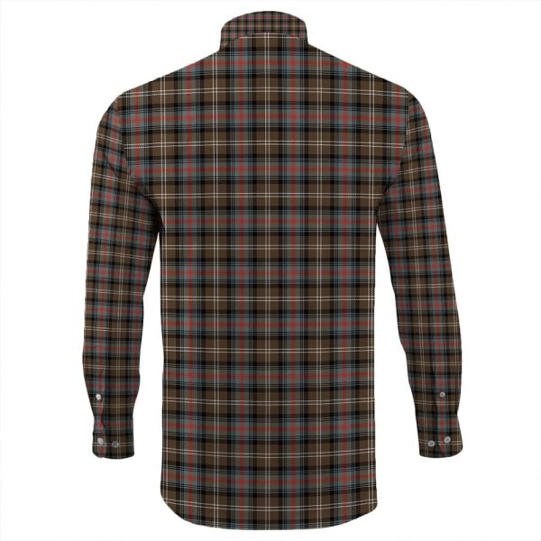Sutherland Weathered Tartan Long Sleeve Button Shirt For Sale - Image 2