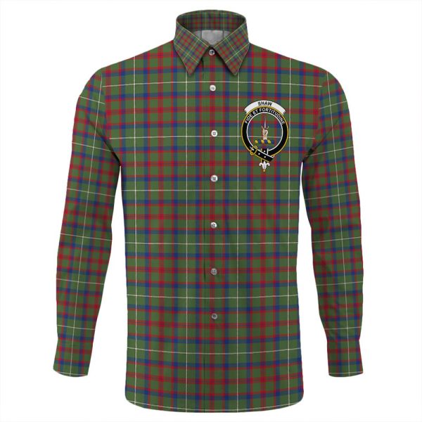 Shaw Green Modern Tartan Long Sleeve Button Shirt Discount