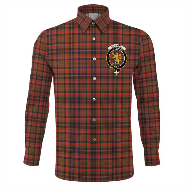 Cumming Hunting Weathered Tartan Long Sleeve Button Shirt Fashion