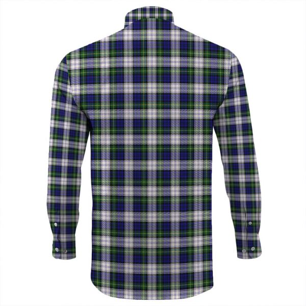 Gordon Dress Modern Tartan Long Sleeve Button Shirt For Sale - Image 2