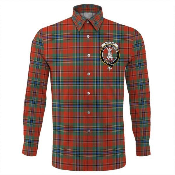 MacLean of Duart Ancient Tartan Long Sleeve Button Shirt For Discount