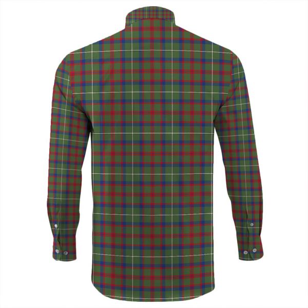 Shaw Green Modern Tartan Long Sleeve Button Shirt Discount - Image 2
