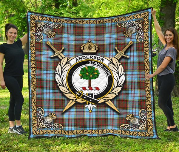 Anderson Ancient Tartan Crest Premium Quilt - Celtic Thistle Style Supply - Image 3