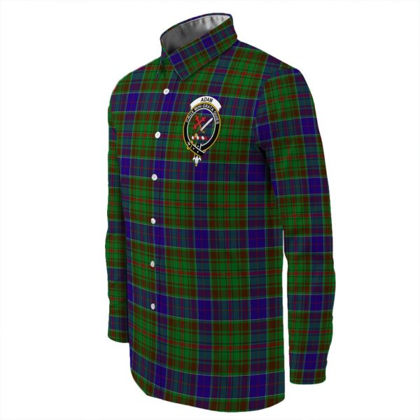 Adam Tartan Long Sleeve Button Shirt Supply - Image 3