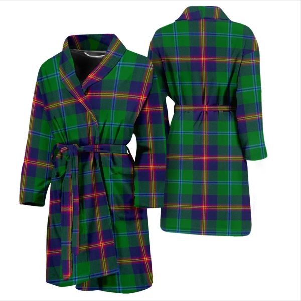 Young Modern Tartan Bathrobe Hot on Sale - Image 3