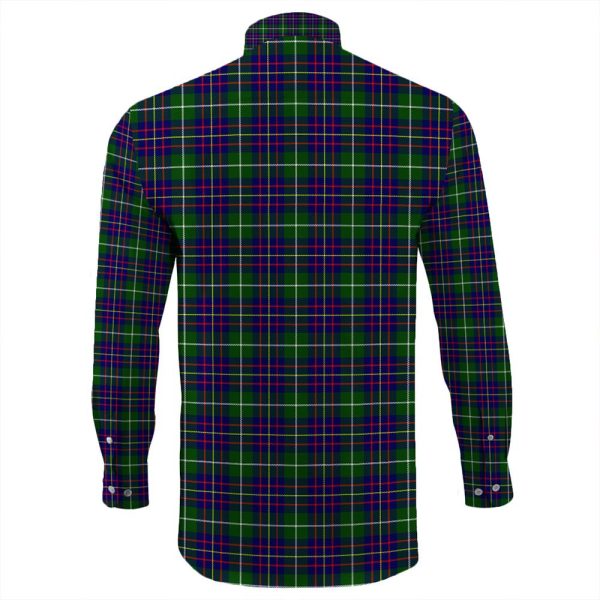 Inglis Modern Tartan Long Sleeve Button Shirt For Cheap - Image 2