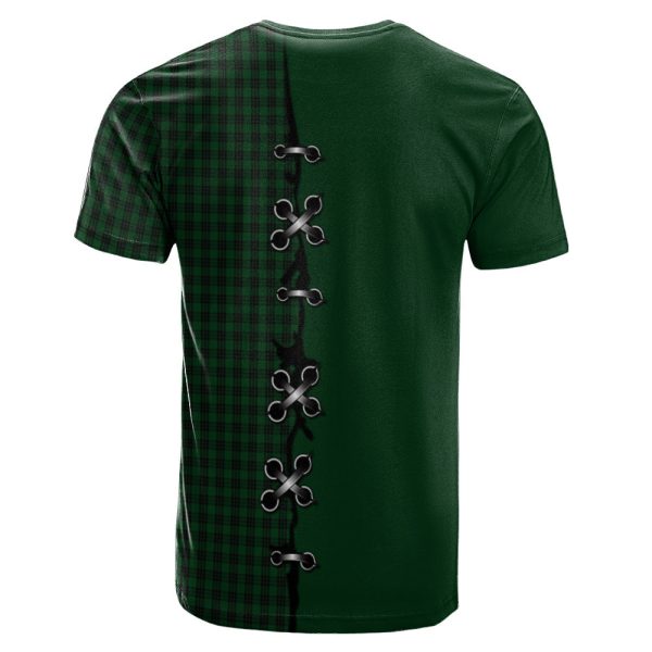 Graham Tartan T-shirt - Lion Rampant And Celtic Thistle Style Cheap - Image 2