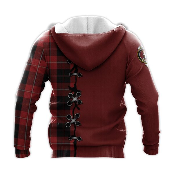 Cunningham Tartan Hoodie - Lion Rampant And Celtic Thistle Style Online Sale - Image 3