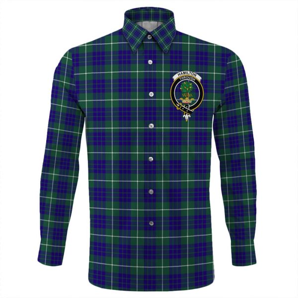Hamilton Hunting Modern Tartan Long Sleeve Button Shirt Sale