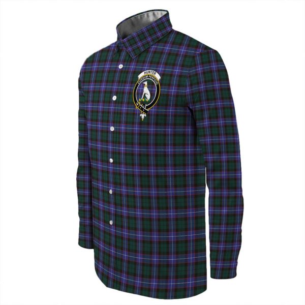 Hunter Modern Tartan Long Sleeve Button Shirt Online Hot Sale - Image 3
