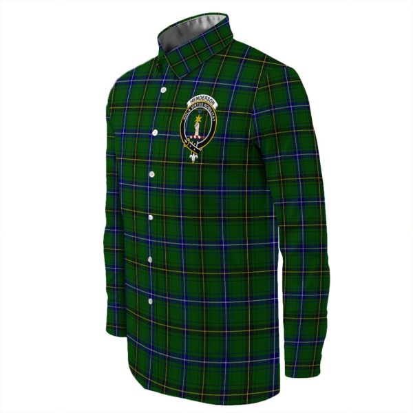 Henderson Modern Tartan Long Sleeve Button Shirt Online now - Image 3