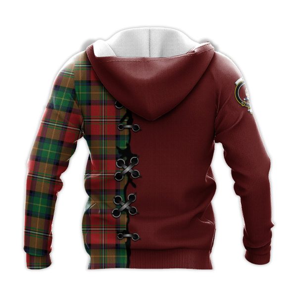 Boyd Modern Tartan Hoodie - Lion Rampant And Celtic Thistle Style For Sale - Image 3