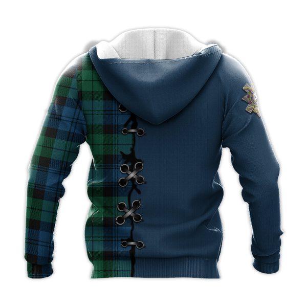 Black Watch Ancient of Canada Tartan Hoodie - Lion Rampant And Celtic Thistle Style For Sale - Image 3