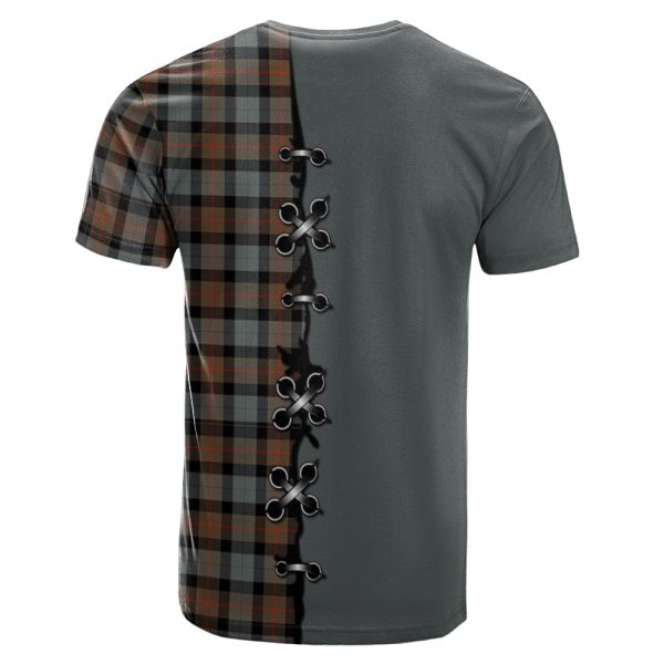 Gunn Weathered Tartan T-shirt - Lion Rampant And Celtic Thistle Style For Discount - Image 2